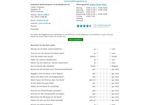 
                            10. Volksbank Raiffeisenbank Fürstenfeldbruck eG, Eichenau 82223 ...