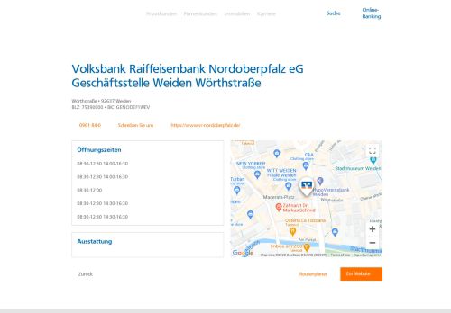 
                            5. Volksbank Raiffeisenbank Nordoberpfalz eG Geschäftsstelle Weiden ...