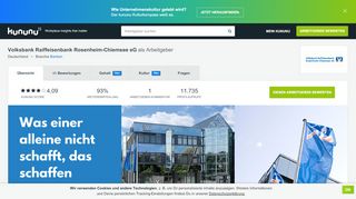 
                            11. Volksbank Raiffeisenbank Rosenheim-Chiemsee eG als Arbeitgeber ...