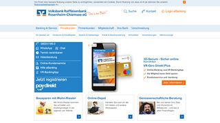 
                            3. Volksbank Raiffeisenbank Rosenheim-Chiemsee eG: Privatkunden