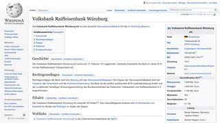 
                            11. Volksbank Raiffeisenbank Würzburg – Wikipedia