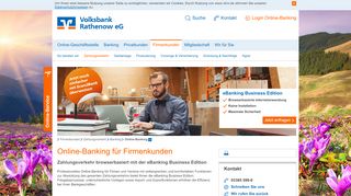 
                            4. Volksbank Rathenow eG Online-Banking Firmenkunden