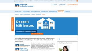 
                            3. Volksbank Remscheid-Solingen eG und Credit- und Volksbank eG ...