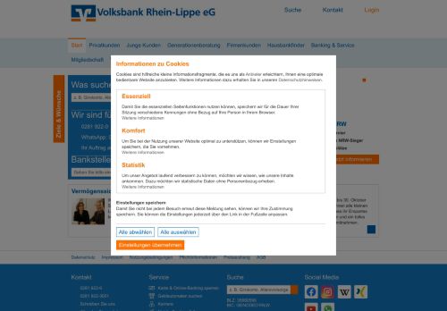 
                            1. Volksbank Rhein-Lippe eG - Ihre Bank in Dinslaken, Hamminkeln ...