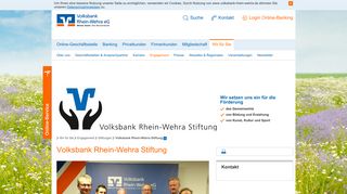 
                            7. Volksbank Rhein-Wehra Stiftung - Volksbank Rhein-Wehra eG