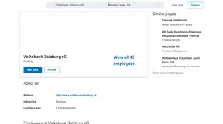 
                            10. Volksbank Salzburg eG | LinkedIn