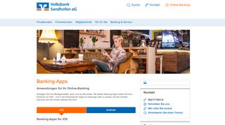 
                            7. Volksbank Sandhofen eG Banking-Apps Die Bank in Mannheims ...