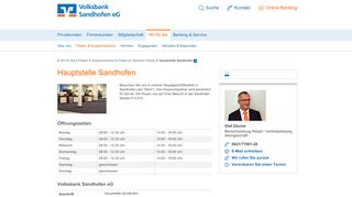 
                            9. Volksbank Sandhofen eG Hauptstelle Sandhofen Die Bank in ...