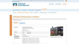 
                            13. Volksbank Schermbeck in Gahlen - Volksbank Schermbeck eG