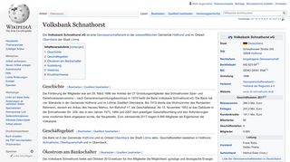 
                            10. Volksbank Schnathorst – Wikipedia