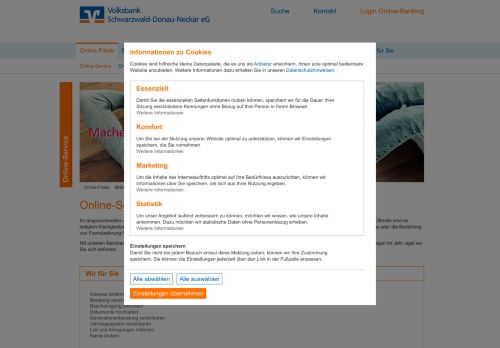 
                            6. Volksbank Schwarzwald-Donau-Neckar eG Online-Service