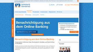 
                            12. Volksbank Stendal eG Online-Banking Benachrichtigung