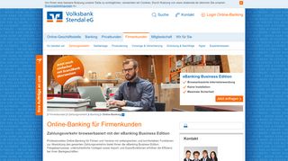 
                            4. Volksbank Stendal eG Online-Banking Firmenkunden