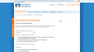 
                            5. Volksbank Stendal eG Online-Banking freischalten