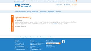 
                            11. Volksbank Versmold eG Online-Filiale - BLZ 47863373 - BIC ...