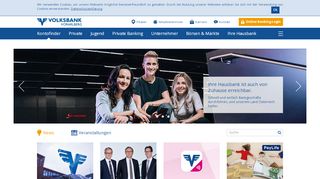 
                            13. Volksbank Vorarlberg: Aktuelle News