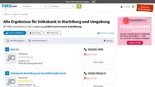
                            8. Volksbank Wachtberg - Adressen im Telefonbuch - 11880.com