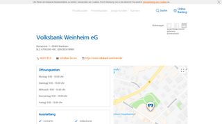 
                            4. Volksbank Weinheim eG,Bismarckstr. 1 - Volksbank Raiffeisenbank