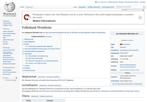
                            6. Volksbank Weinheim – Wikipedia