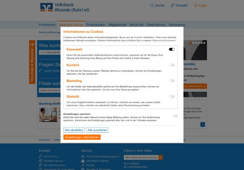 
                            13. Volksbank Wickede (Ruhr) eG Relaunch Online-Banking