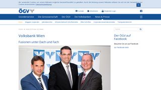 
                            6. Volksbank Wien Fusionen | ÖGV