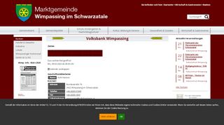 
                            4. Volksbank Wimpassing - Wimpassing im Schwarzatale ...