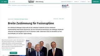 
                            12. Volksbank Wittingen-Klötze fusioniert mit anderen Banken