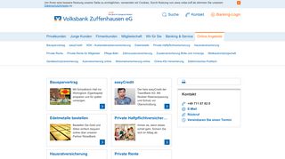 
                            10. Volksbank Zuffenhausen eG - Online Angebote