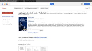 
                            13. ›Volksgemeinschaft‹ unter Vorbehalt: Gesinnungskontrolle und ...