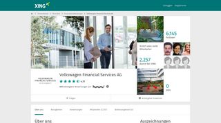 
                            11. Volkswagen Financial Services AG als Arbeitgeber | XING Unternehmen