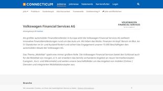 
                            13. Volkswagen Financial Services | Arbeitgeber - Karriere - Profil