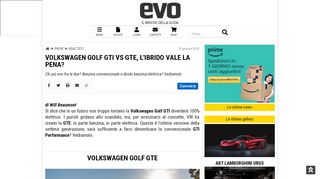 
                            13. Volkswagen Golf GTI vs GTE, l'ibrido vale la pena? - evo magazine