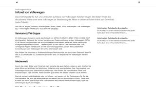 
                            11. Volkswagen Infonet | Infonet von Volkswagen - Auto kaufen