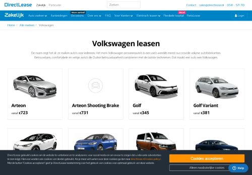 
                            10. Volkswagen Lease | Leasing va. € 206 | Leasen bij DirectLease