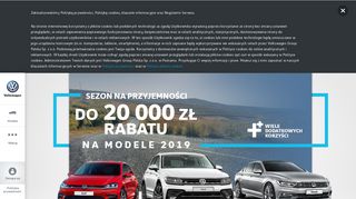 
                            8. Volkswagen Polska - poznaj modele, akcesoria i cenniki