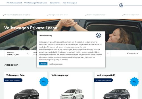 
                            7. Volkswagen Private Lease