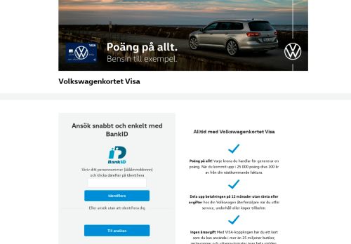 
                            3. Volkswagenkortet - Ikano Bank