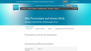 
                            8. Vollmachten, Anträge und Änderungsformulare für ... - Consorsbank