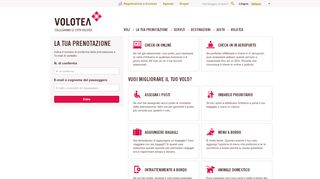 
                            1. VOLOTEA - Le tue Prenotazioni. Il tuo biglietto aereo.