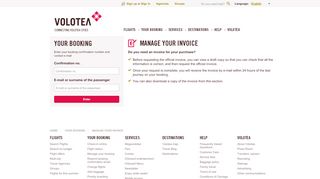 
                            5. VOLOTEA - Manage your invoice