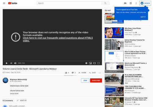 
                            6. Volume Lisans Center Nedir - Microsoft Lisanslama Merkezi - YouTube