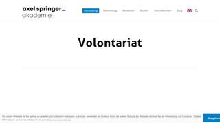 
                            5. Voluntär an der Axel Springer Akademie