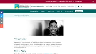 
                            8. Volunteer | CMHA Waterloo Wellington