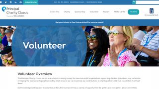 
                            13. Volunteer Information | Principal Charity Classic