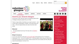 
                            1. Volunteer - Information & Services for Volunteers in Glasgow ...