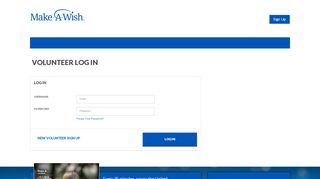 
                            11. Volunteer Log In