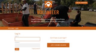 
                            10. Volunteer Login - BakerRipley Volunteers