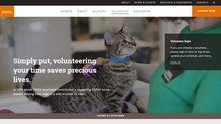 
                            12. Volunteer Login » PAWS