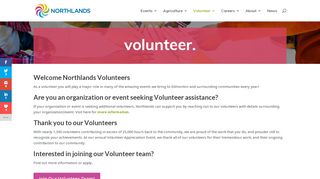 
                            2. Volunteer | Northlands