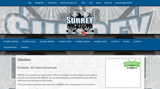 
                            13. Volunteer Opportunities - Surrey Minor Ball Hockey Association ...